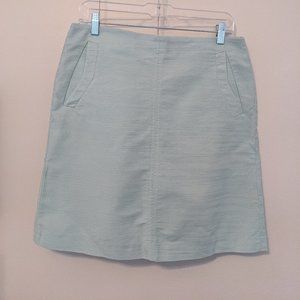 Textured Pocket A-Line Skirt